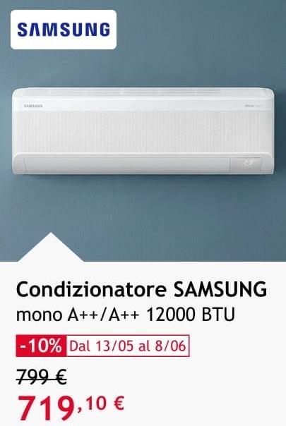 Condizionatore SAMSUNG 719,10 &euro;