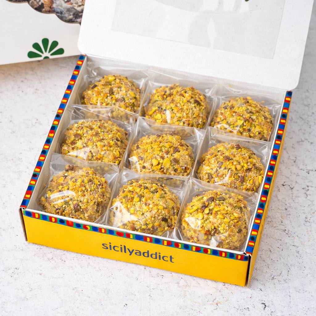 Image of Paste di mandorla siciliane al Pistacchio