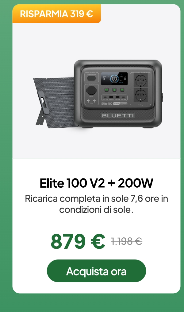 BLUETTI Elite 100 V2+200W