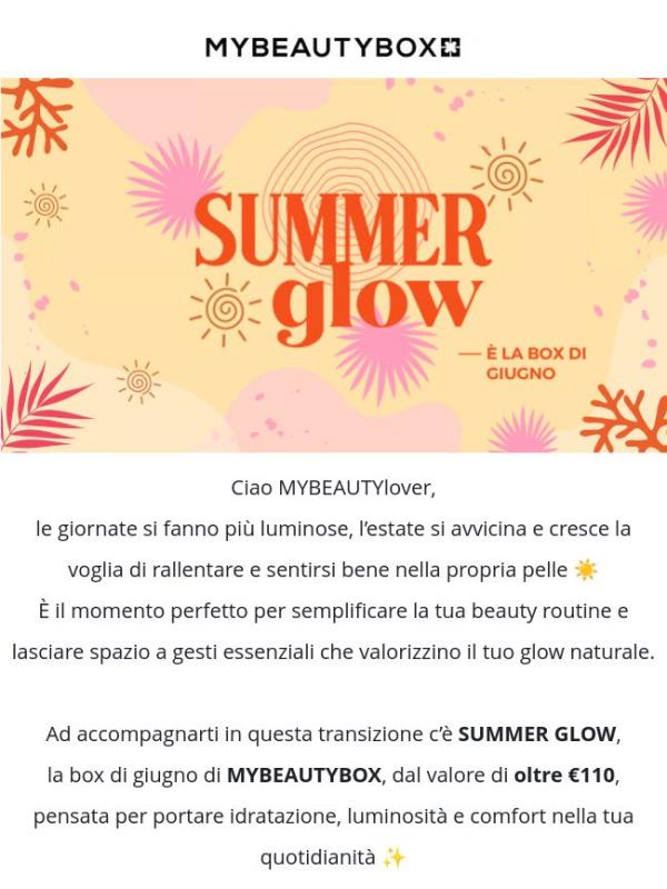 Oltre €100 di skincare e glow estivo nella tua box ✨