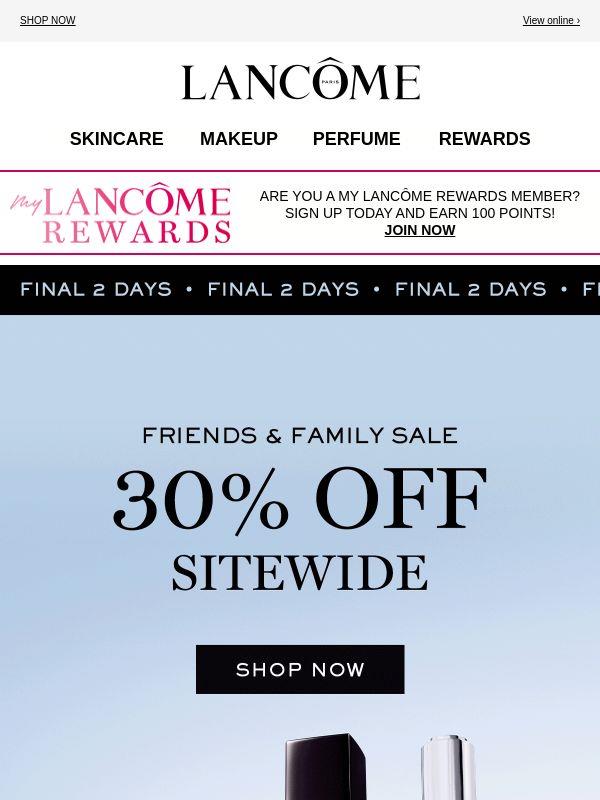 30% OFF + FREE 6-Pc Gift on $130+ Ends Tomorrow!