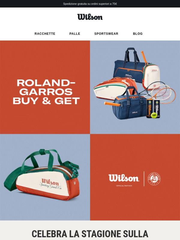Le offerte esclusive Roland-Garros sono disponibili da ora, per un periodo limitato.