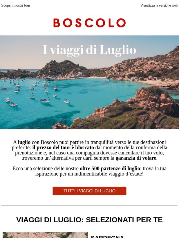 12 idee per viaggiare a luglio