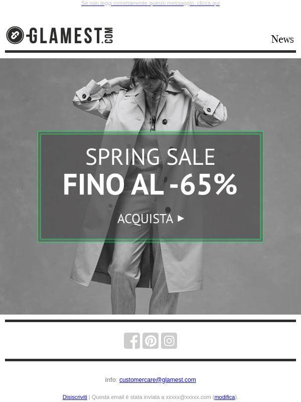 Spring Sale: sconti fino al -65%