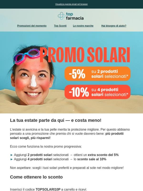 ☀️ Promo Solari: fino al 10% in più sul sole!