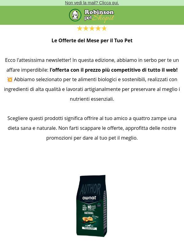 🐶 😺Gli alimenti per il tuo amico a quattro zampe al prezzo più basso del web!