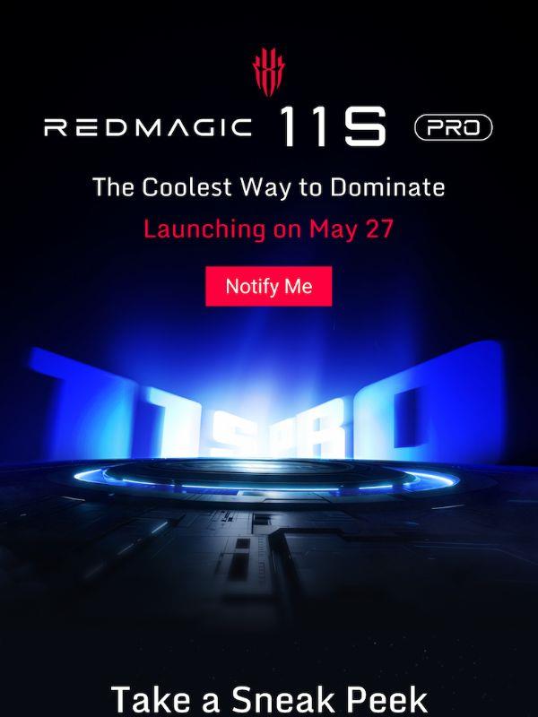 ✨ The Next Flagship Is Coming — REDMAGIC 11S Pro. Launching May 27.