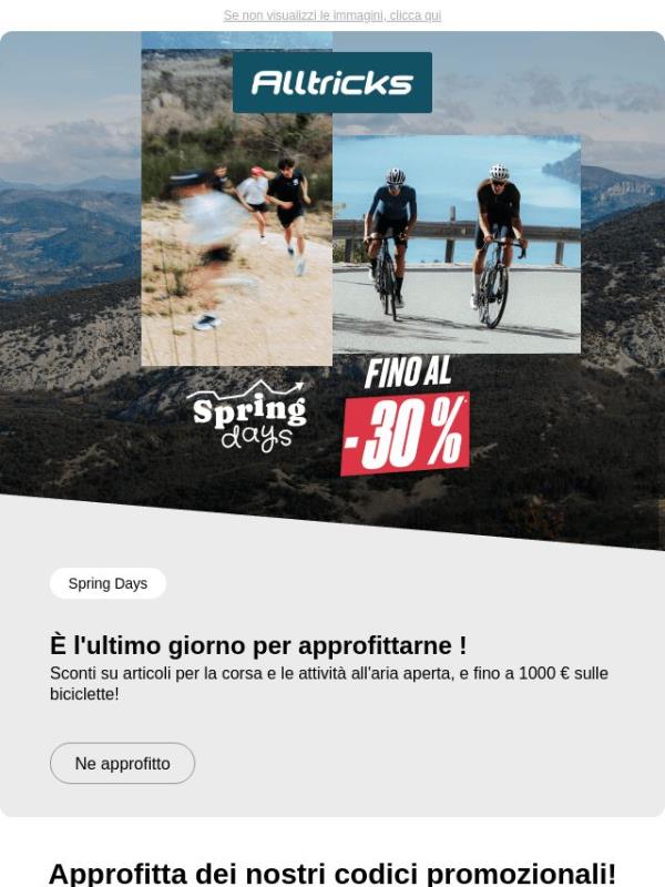 Ultimo giorno per approfittarne!
