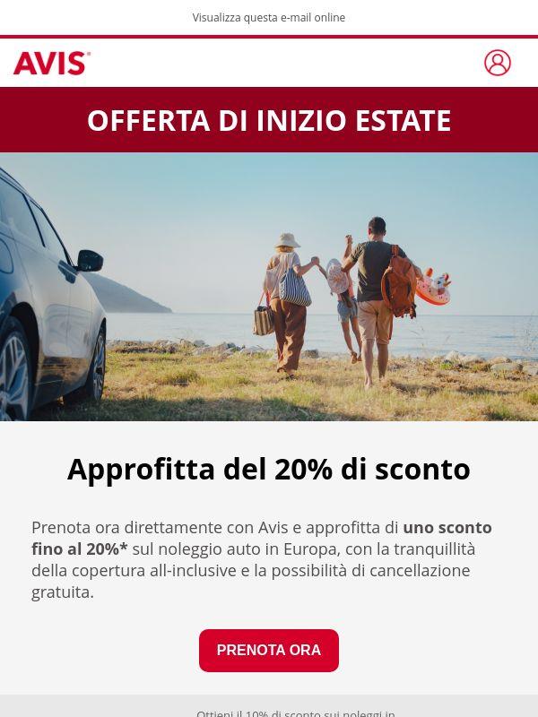 Il tempo stringe: sconti fino al 20%