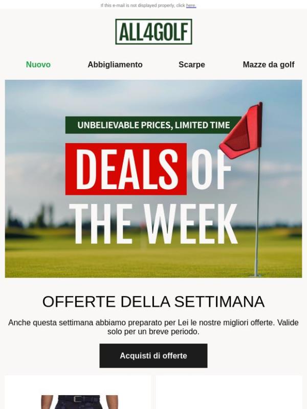 Le nuove offerte della settimana sono arrivate
