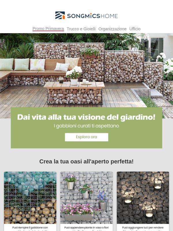 Esplora le nostre gabbioni in rete metallica: una soluzione elegante e resistente per il tuo giardino.❤️