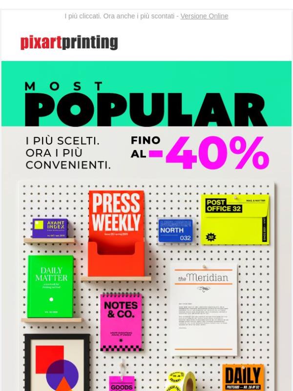 Most POPular continua: fino al -40% sui più amati