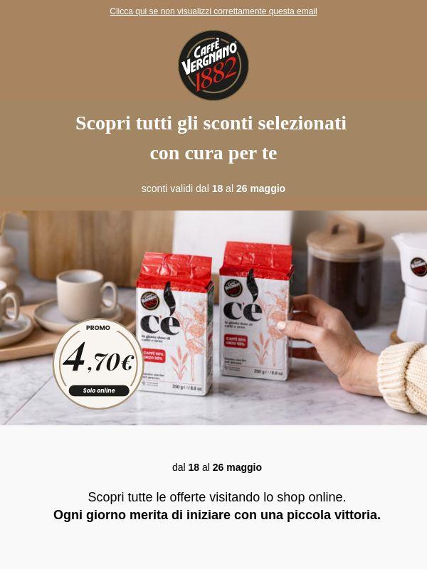 🌟 Scopri i nuovi sconti sui prodotti di Caffè Vergnano ☕