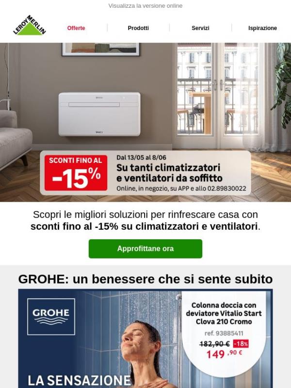 Fino al -15% su clima, ventilatori e tanto altro ❄️