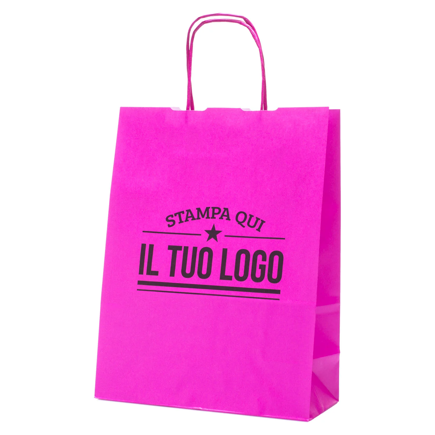 Image of Shopper Carta Fucsia Personalizzabile