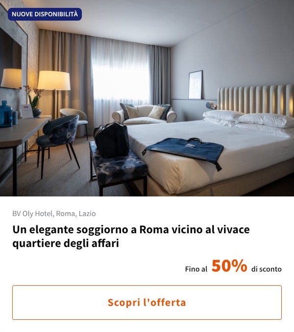 Un elegante soggiorno a Roma vicino al vivace quartiere degli affari