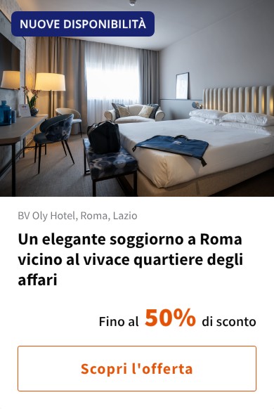Un elegante soggiorno a Roma vicino al vivace quartiere degli affari
