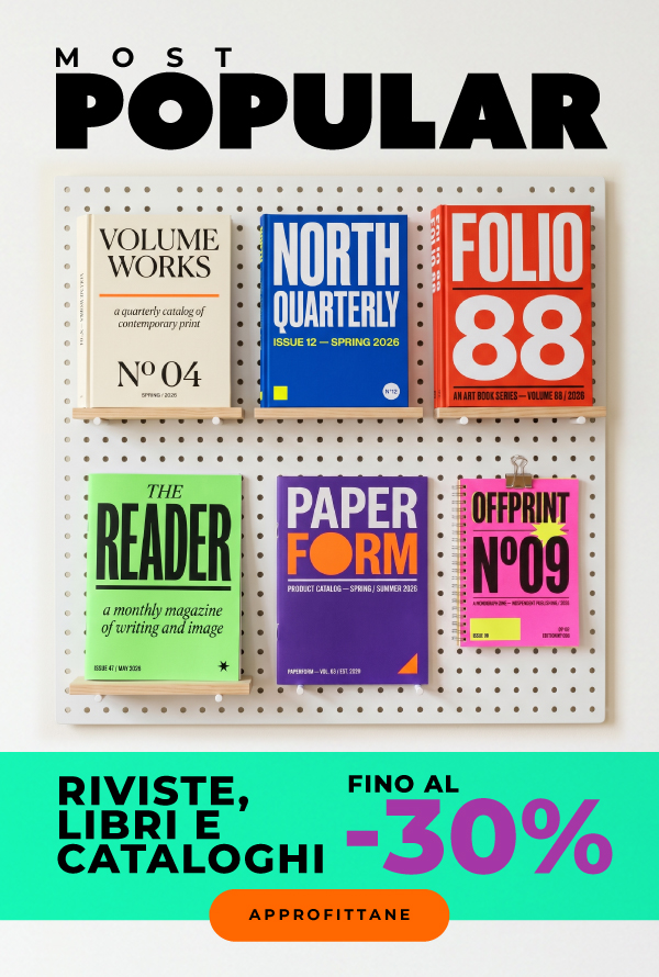 Riviste, libri e cataloghi fino al -30%
