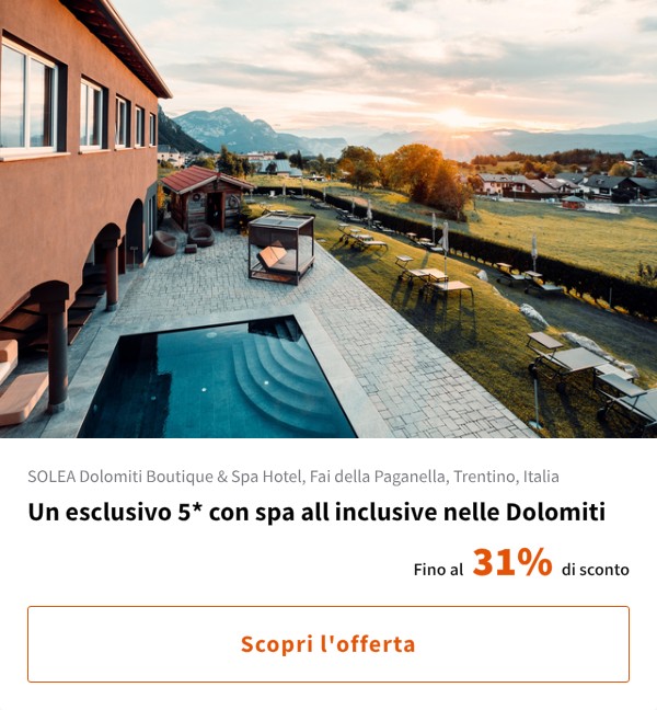 Un esclusivo 5* con spa all inclusive nelle Dolomiti