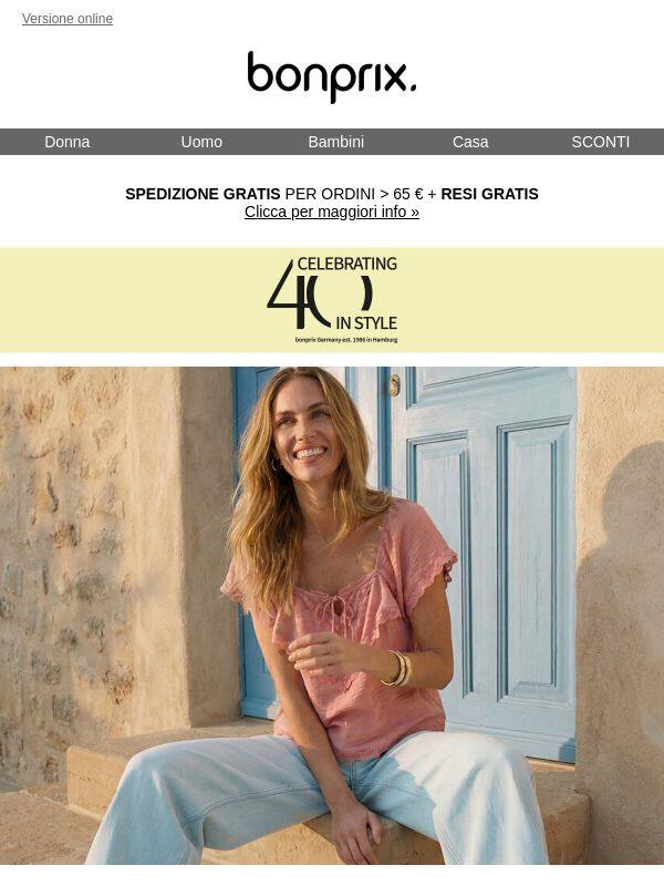 Il tuo sconto: -20% sulle maglie e top 💕