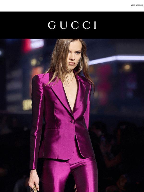 Rivivi la sfilata GucciCore a New York
