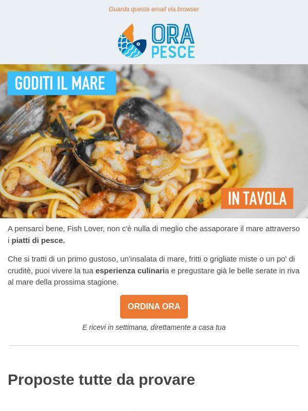 Assaporare il mare attraverso i piatti di pesce, Fish Lover. 🐟 Fallo comodamente da casa tua.