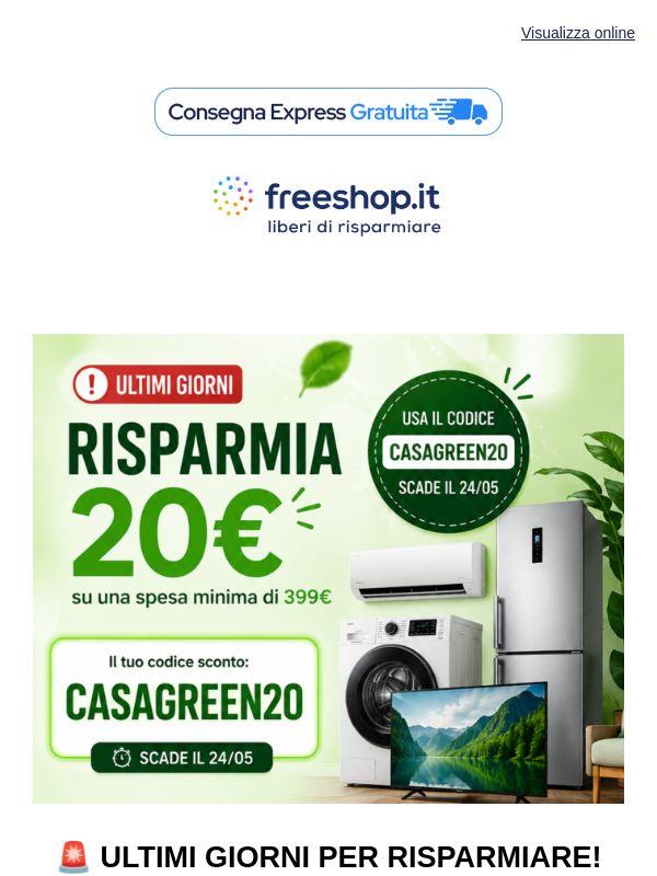 🔥 ULTIMI GIORNI: 20€ DI SCONTO per rinnovare casa