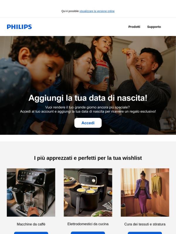 Aggiungi la tua data di nascita! 🎂