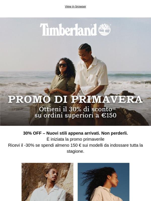 30% OFF – Nuovi stili appena arrivati. Non perderli.