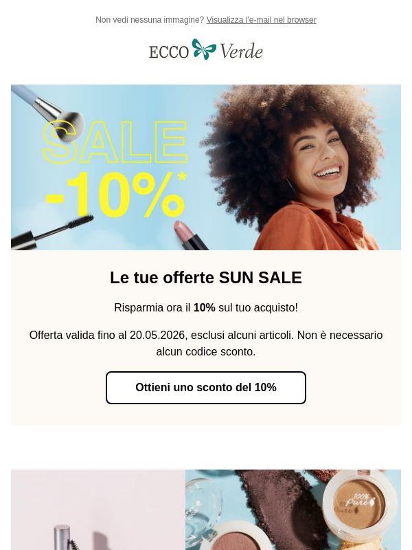 SUN SALE - Solo per poco!