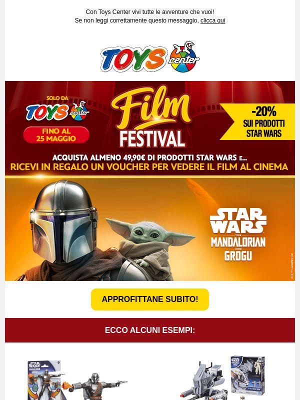 🎫⚔️ -20% sui prodotti STAR WARS! In più in regalo un voucher cinema!
