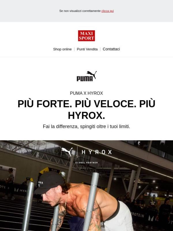 ⚡ PUMA x HYROX: supera ogni limite