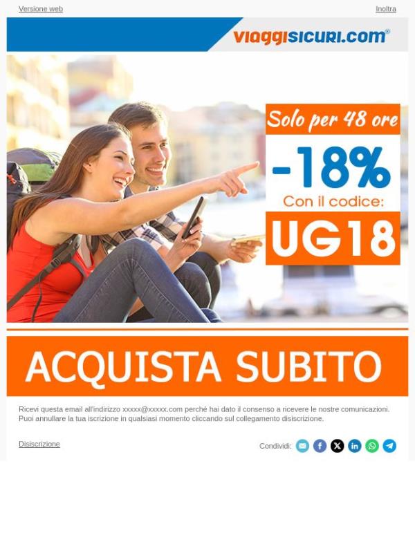 - 18% su tutte le nostre polizze!