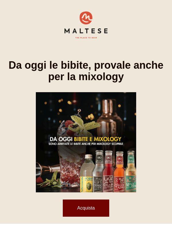 🍹 Novità su Maltese: arrivano le bibite anche per Mixology
