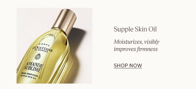 SUPPLE SKIN OIL | MOISTURIZES, VISIBLY IMPROVES FIRMNESSS | SHOP NOW