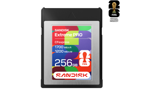 Scheda SANDISK&reg; CFexpress&trade; Type B: FIFA World Cup 2026&trade; Edition