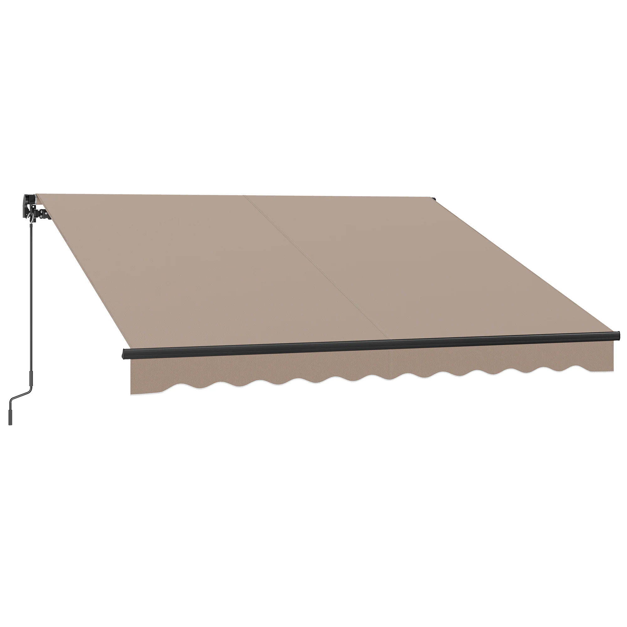 Image of Tenda da sole a bracci articolati con manovella regolabile
