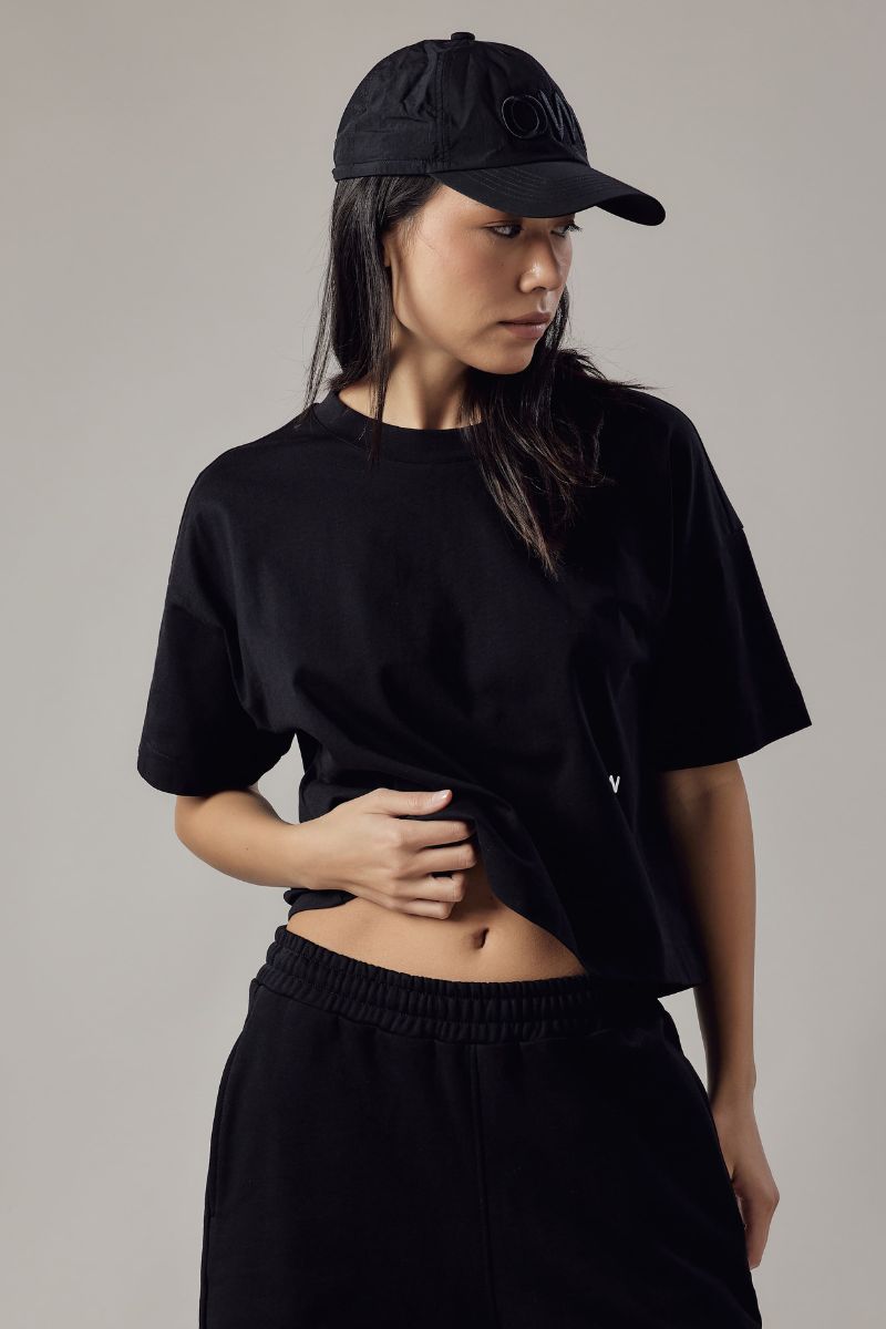 T-Shirt Corta Loose Fit Black