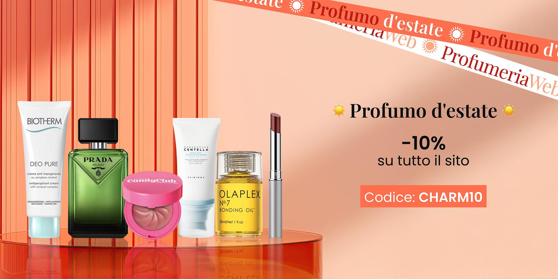 🌊 -10% extra su tutto il sito per prepararti all'estate con il codice CHARM10