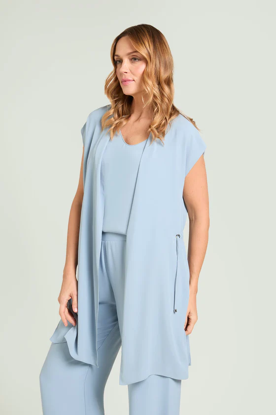 GILET IN TESSUTO FLUIDO SILKY TOUCH