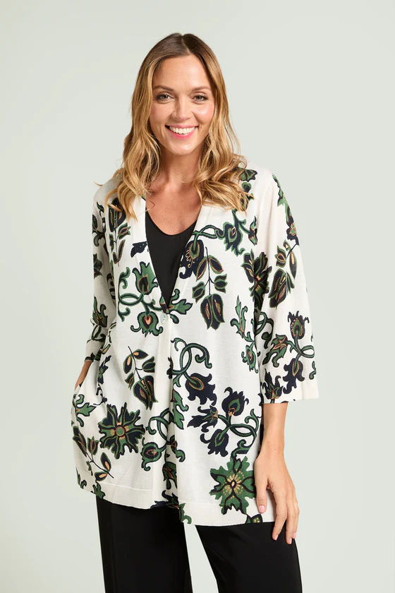 CARDIGAN STAMPATO