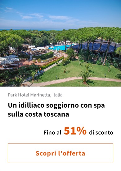 Un idilliaco soggiorno con spa sulla costa toscana