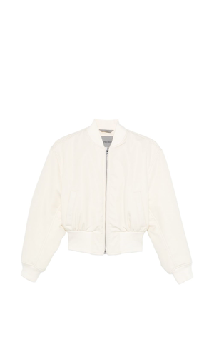 Cropped bomber jacket