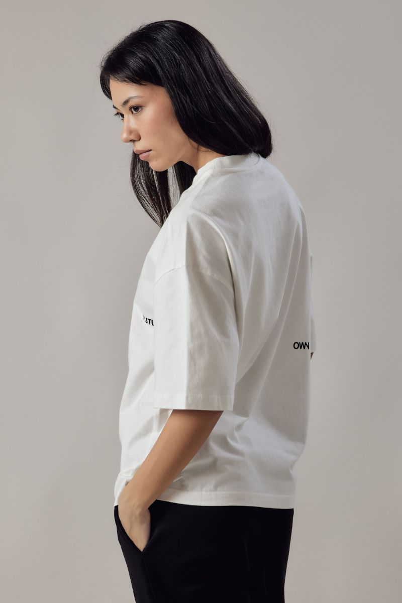 T-Shirt Loose Fit Unisex Off White