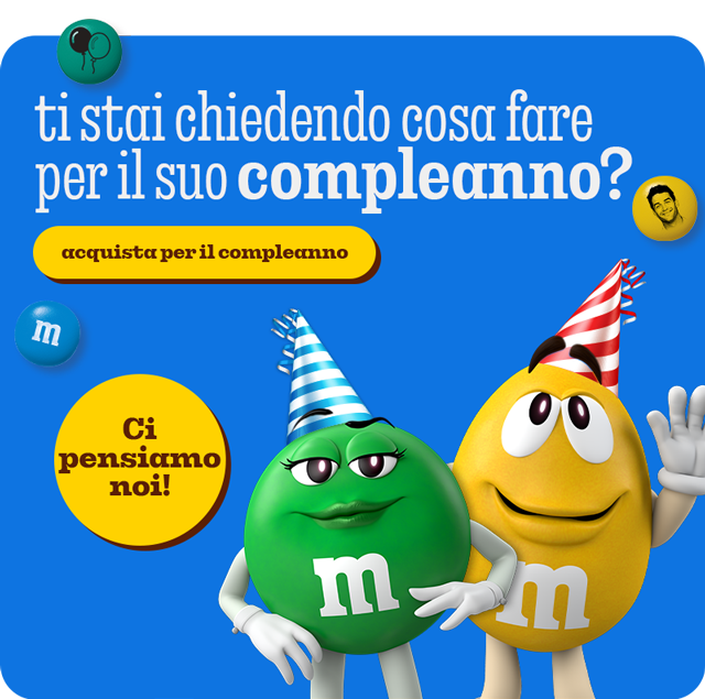 ACQUISTA PER IL COMPLEANNO