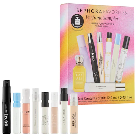 Summer Scents Travel Spray Perfume Sampler Set w/ Redeemable Voucher