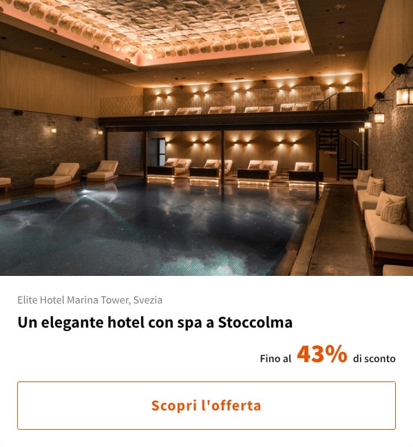 Un elegante hotel con spa a Stoccolma