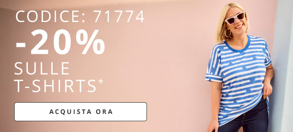 -20% sulle t-shirt
