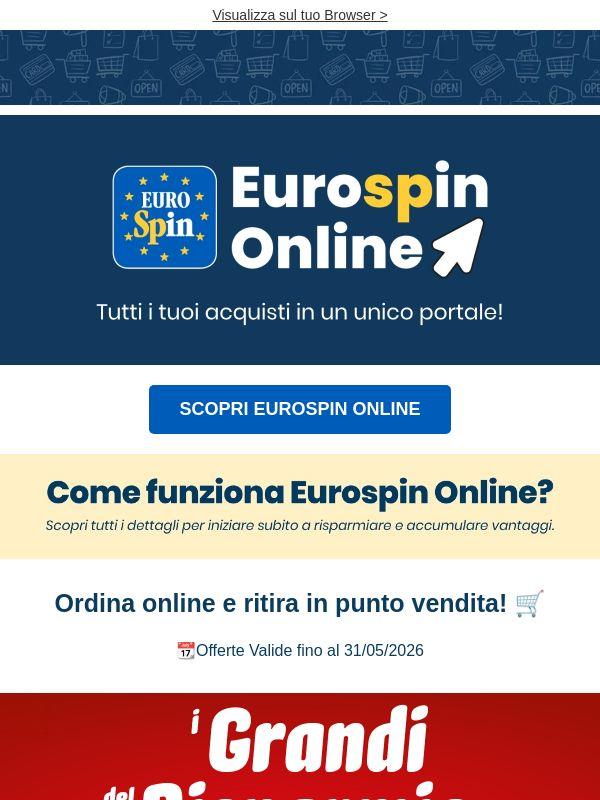 Quante occasioni questa settimana su Eurospin Online! 🛒