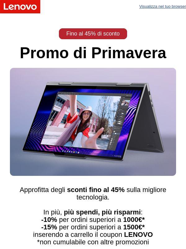 Fino al 45% di sconto